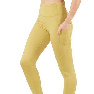 Full length yoga leggings side,key & back pockets